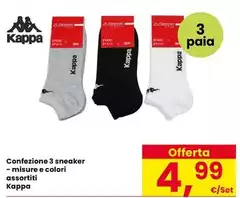 Kappa - Confezione 3 Sneaker Misure E Colori Assortiti