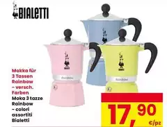 Bialetti - Moka 3 Tazze Rainbow