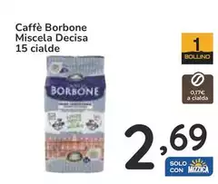 Caffe borbone - Caffè Miscela Decisa 15 Cialde