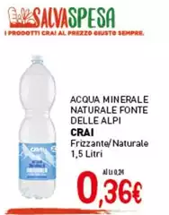 Crai - Acqua Minerale Naturale Fonte Delle Alpi