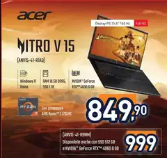 Acer - Nitro V 15 (ANV15-41-RIAQ)