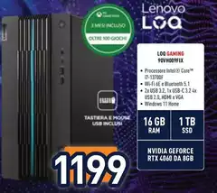 Lenovo - Loq Gaming 90VH009FIX 