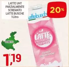 Latte busche - Latte Uht Parzialmente Scremato Latte Busche