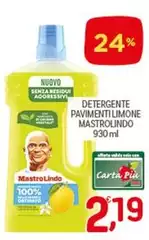 Mastro lindo - Detergente Pavimenti Limone