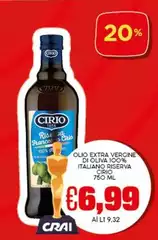 Cirio - Olio Extra Vergine Di Oliva 100% Italiano Riserva