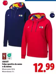 Crivit - Felpa Sportiva Da Uomo O Da Donna