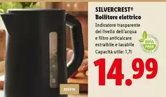 Silvercrest - Bollitore Elettrico