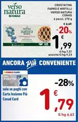 Conad - Crostatina Farro E Mirtilli Verso Natura