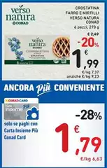 Verso Natura - Crostatina Farro Mirtilli