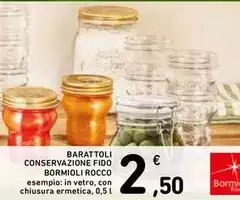 Bormioli Rocco - Barattoli Conservazione Fido