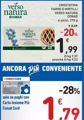 Conad - Crostatina Farro E Mirtilli Verso Natura