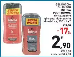 Intesa - Gel Doccia Shampoo Pour Homme