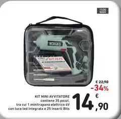 Kombo - Kit Mini Avvitatore