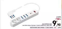 Spina - Multipresa USB