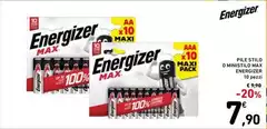 Energizer - Pile Stilo O Ministilo Maxi