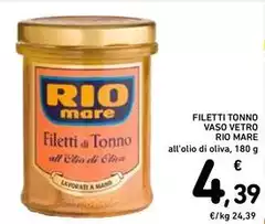 Rio Mare - Filetti Tonno Vaso Vetro
