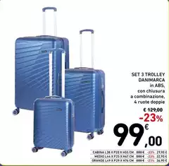 Danone - Set 3 Trolley Danimarca