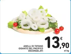 Anelli Di Totano Gigante Del Pacifico Decongelati