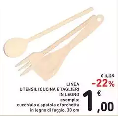 Linea -  Utensili Cucina E Taglieri In Legno