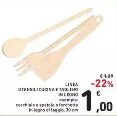 Linea -  Utensili Cucina E Taglieri In Legno
