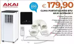Akai - Portatile 9000 Btu AKAY-ACP940K-J
