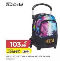 Seven - Trolley 3WD Flex Write Down