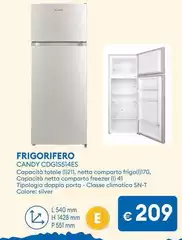 Candy - CDG1S514ES Libera Installazione 211 L E Argento
