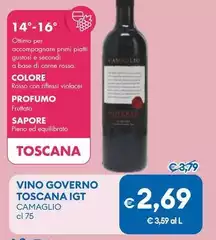 Camaglio - Vino Governo Toscana IGT