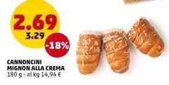 Cannoncini Mignon Alla Crema