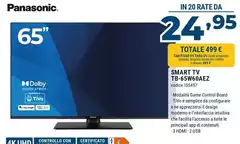 Panasonic - Smart Tv TB-65W60AEZ