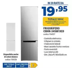 Hyundai Electronics - Frigorifero CBHN-34SM1XE0