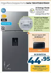Samsung - Frigorifero Doppia Porta Serie 7300 RT53DG7B14S9