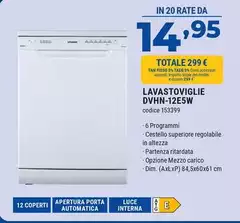 Hyundai Electronics - Lavastoviglie DVHN-12E5W