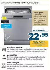 Samsung - Lavastoviglie Serie 5 DW60CG550FSRET
