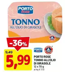 Porto rose - Tonno All'olio Di Girasole