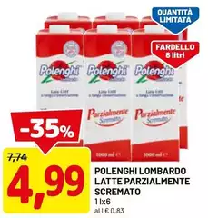 Polenghi -  Lombando Latte Parzialmente Scremato