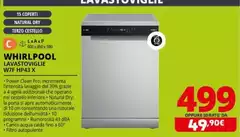 Whirlpool - Lavastoviglie W7F HP43 X