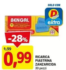 Bengal - Ricarica Piastrina Zanzibaricida