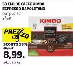 Kimbo - 50 Cialde Caffè Espresso Napoletano