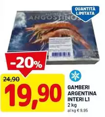 Gamberi Argentina Interi L11