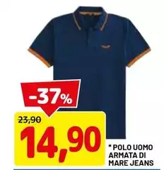 Polo -  Uomo Armata Di Mare Jeans