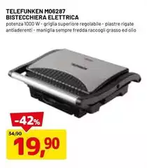 Telefunken - M06287 Bistecchiera Elettrica