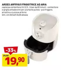Ardes - Ardez Arfrya11 Friggitrice Ad Aria