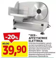 Dcg eltronic - Affettatrice Elettrica
