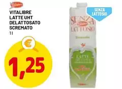 Vitalibre - Latte UHT Delattosato Scremato