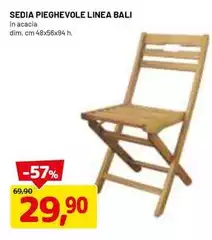 Linea - Sedia Pieghevole  Bali