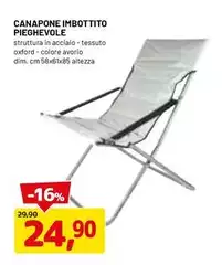 Canapone Imbotito Pieghevole
