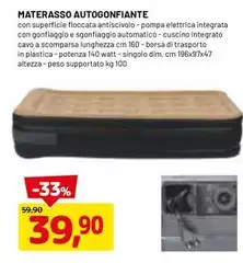 Materasso Autogonfiante