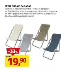 Max - Sedia Sdraio Caracas