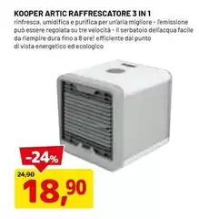 Kooper - Raffrescatore 3 In 1
